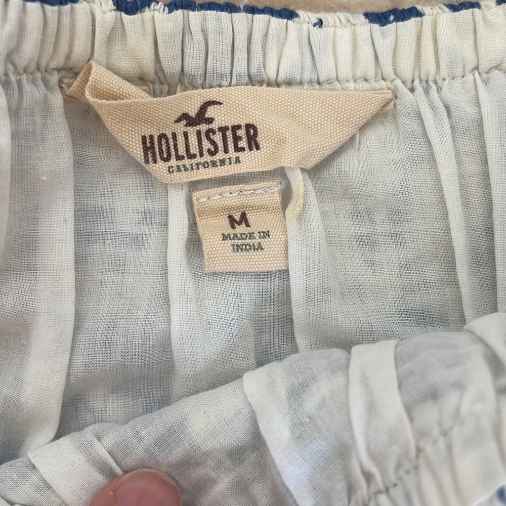 Mini Hollister Skirt. Cotton.  Juniors. M 
L 14 inches and waist 26 inches. - Picture 4 of 9